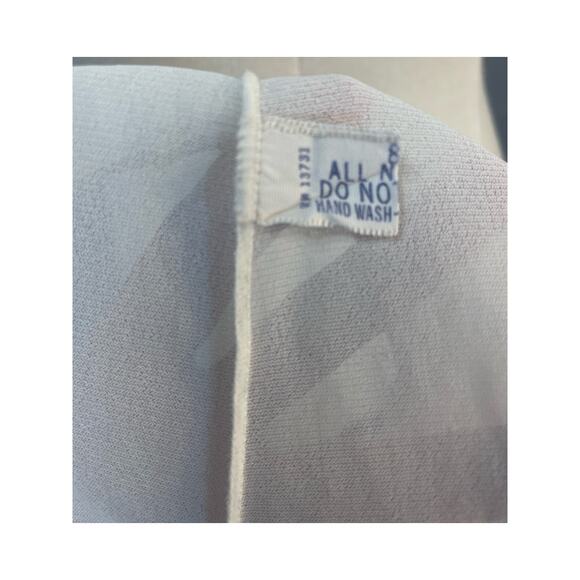 Vintage 1950s Sheer White Nylon Taps Shorts Underwear Medium - Picture 10 of 10